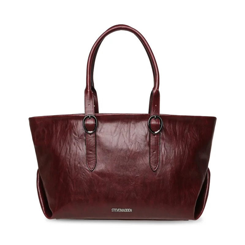 STEVE MADDEN WINE Steve madden harleen women's wine/black tote bag for Women | Best Price UAE